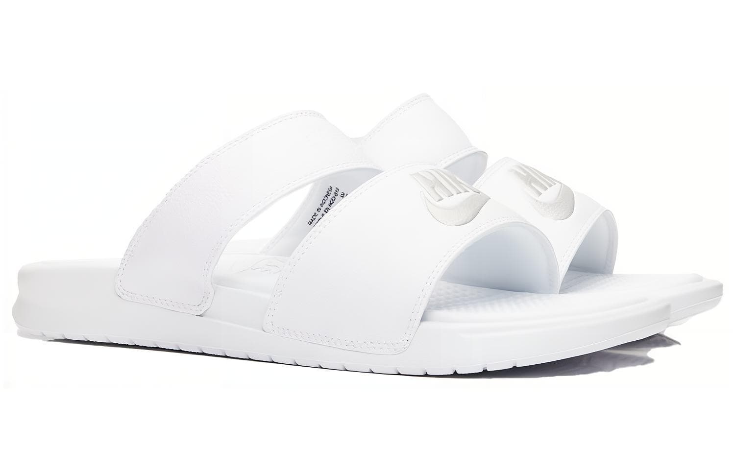 Сандалии Nike Benassi Duo Ultra Slide White Silver - изображение 2
