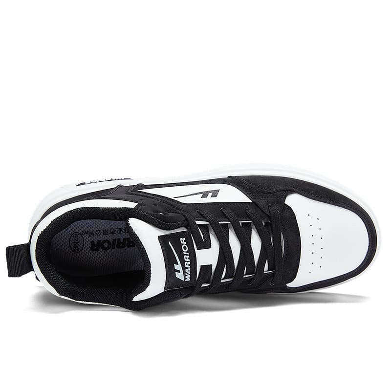 Кроссовки Warrior MID Топ Повседневная обувь Мужская Черный Белый - изображение 3