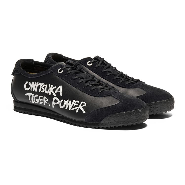 Кроссовки Onitsuka Tiger MEXICO 66 Устойчивая к истиранию Низкая Повседневная Обувь Унисекс Черная - изображение 3