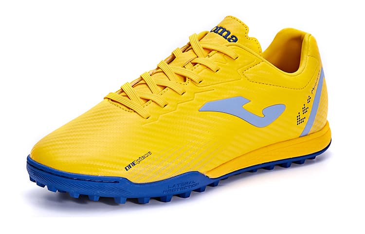Кроссовки для футбола Joma tf Шипы противоскользящие устойчивые к истиранию дышащие футбольные бутсы мужские желтые - изображение 3