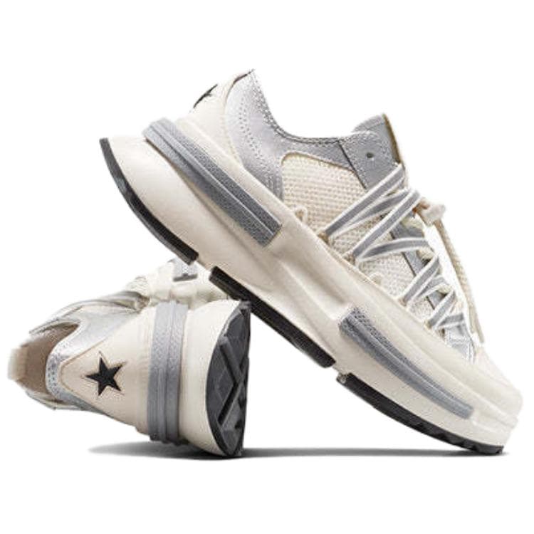 Кроссовки Converse Run Star Legacy CX Унисекс Лоу-топы Повседневный Смешанный бежевый серый - изображение 4