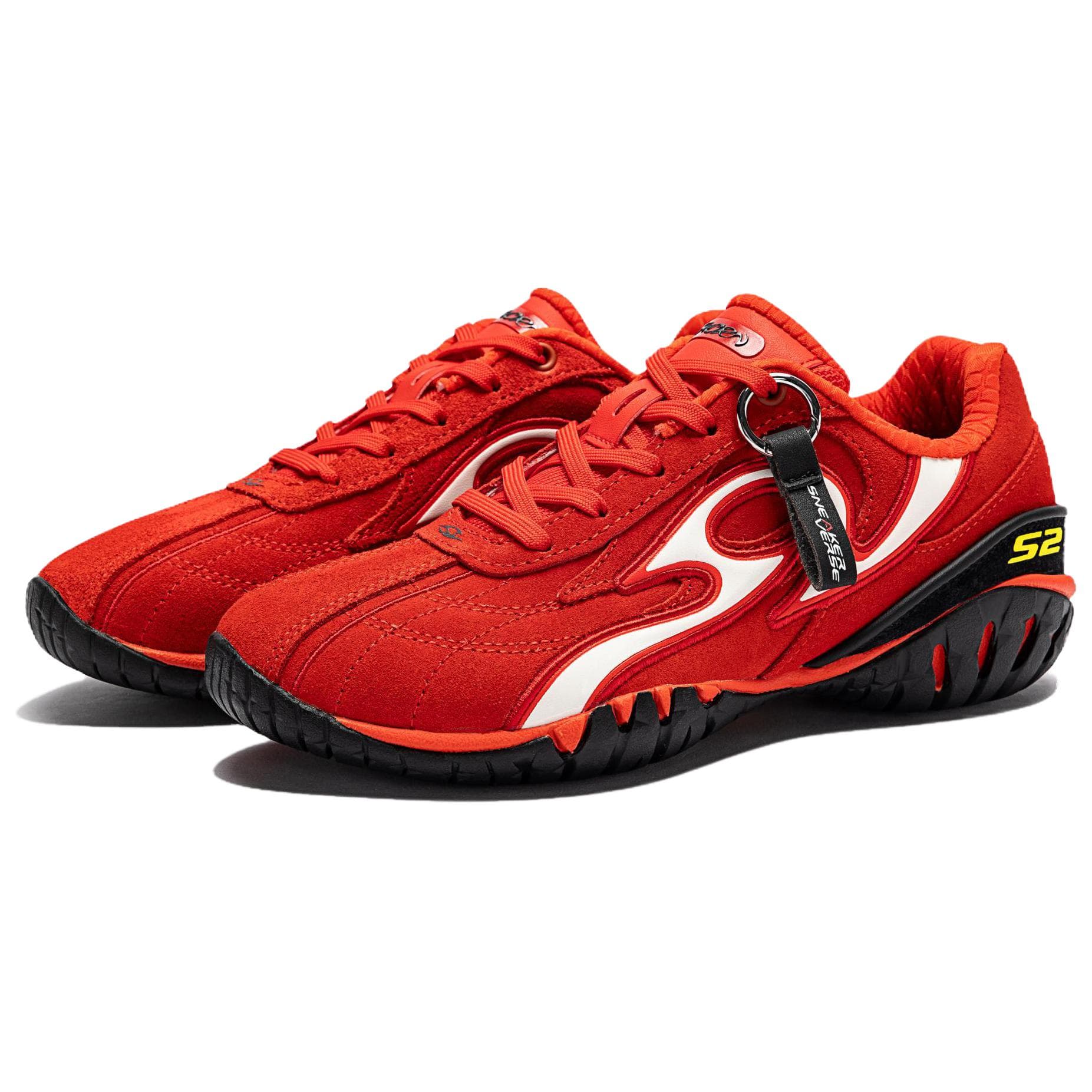 Кроссовки ANTA SNEAKERVERSE Низкий топ Повседневная обувь Женская Красная - изображение 4