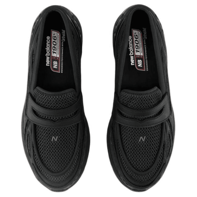 Кроссовки New Balance 1906L Лоферы Унисекс Черные - изображение 5