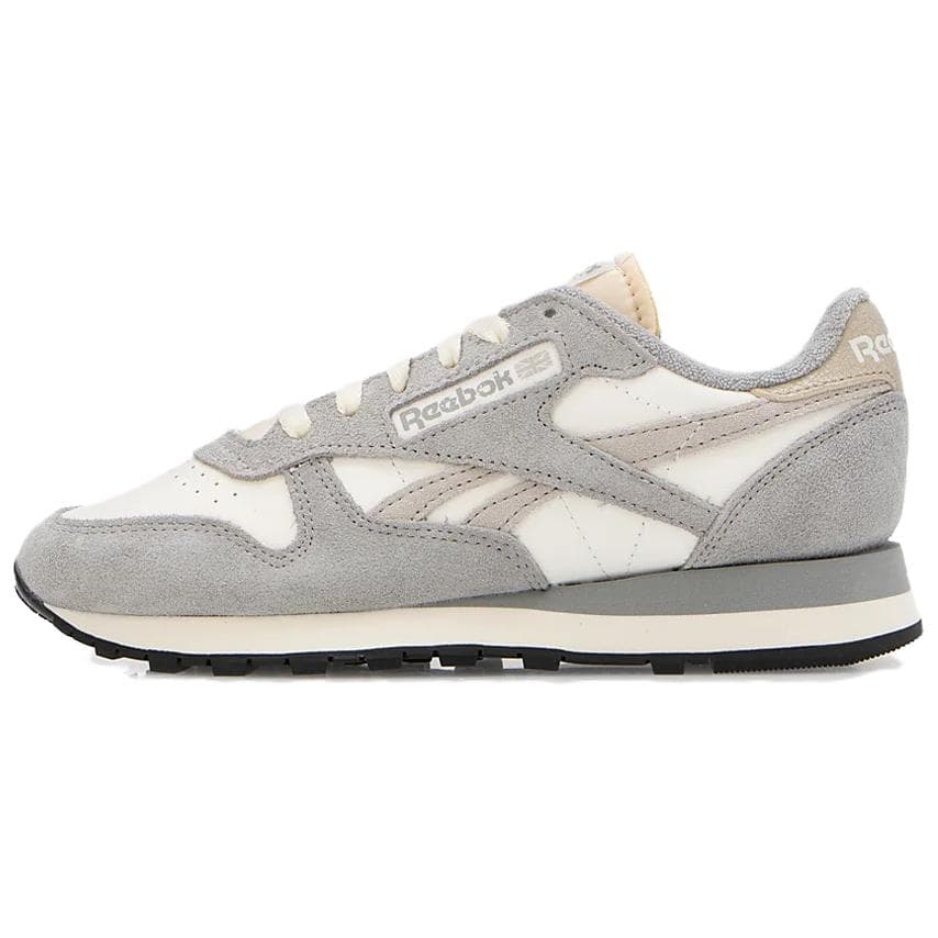 Кроссовки REEBOK Classic Leather Low Casual Shoes Унисекс Серый Белый - изображение 1