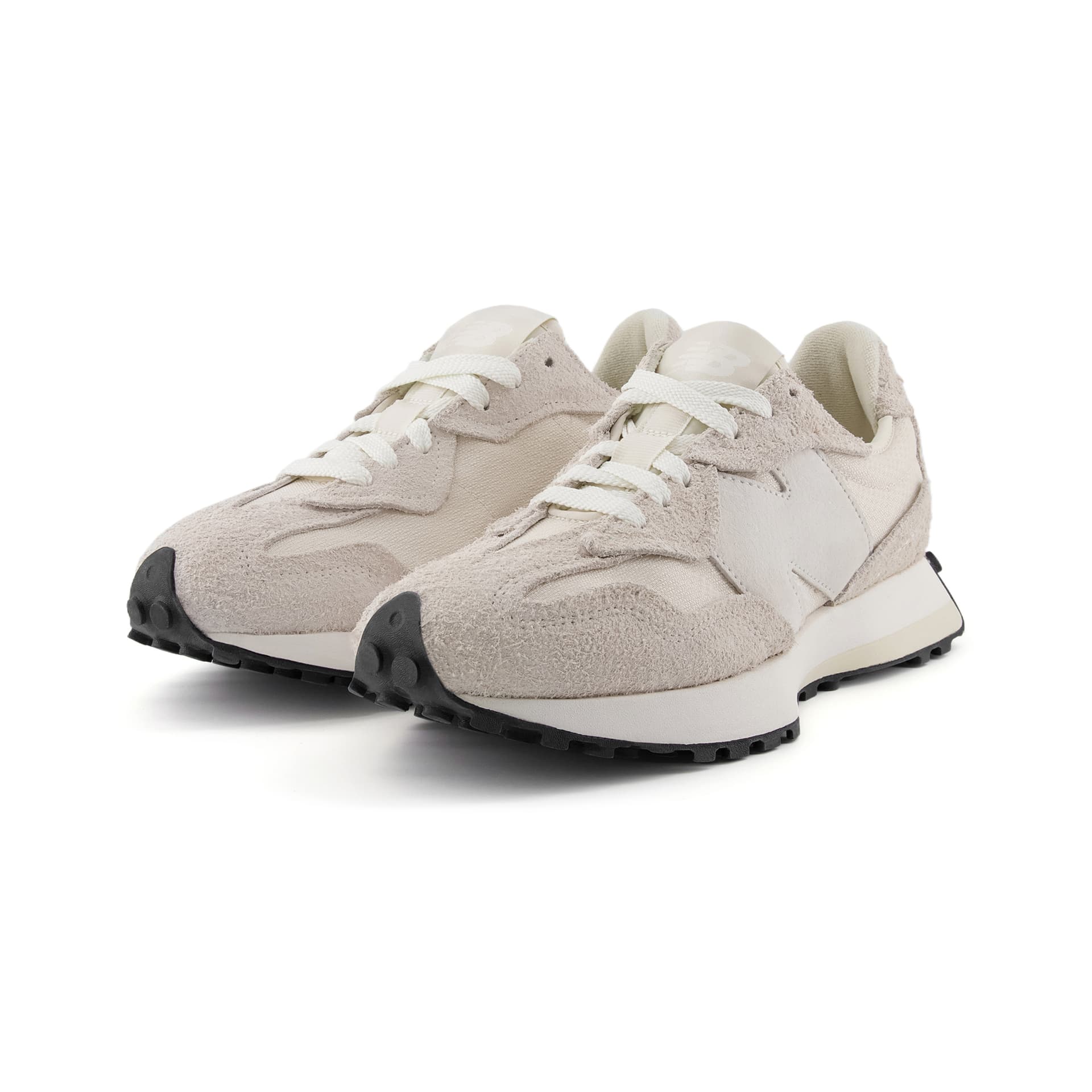 Кроссовки New Balance NB 327 Удобная Устойчивая к истиранию Низкая Повседневная Обувь Унисекс Бежевая - изображение 3