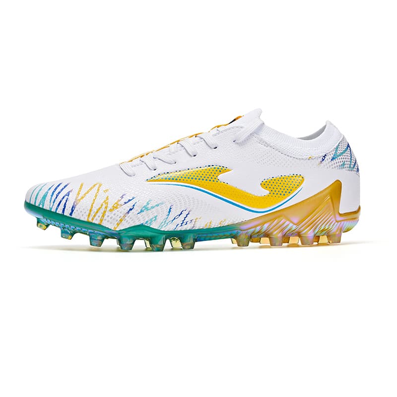 Кроссовки для футбола Joma MG Multi Ground Синтетическая кожа Футбольные бутсы Мужские Белый Золото - изображение 1