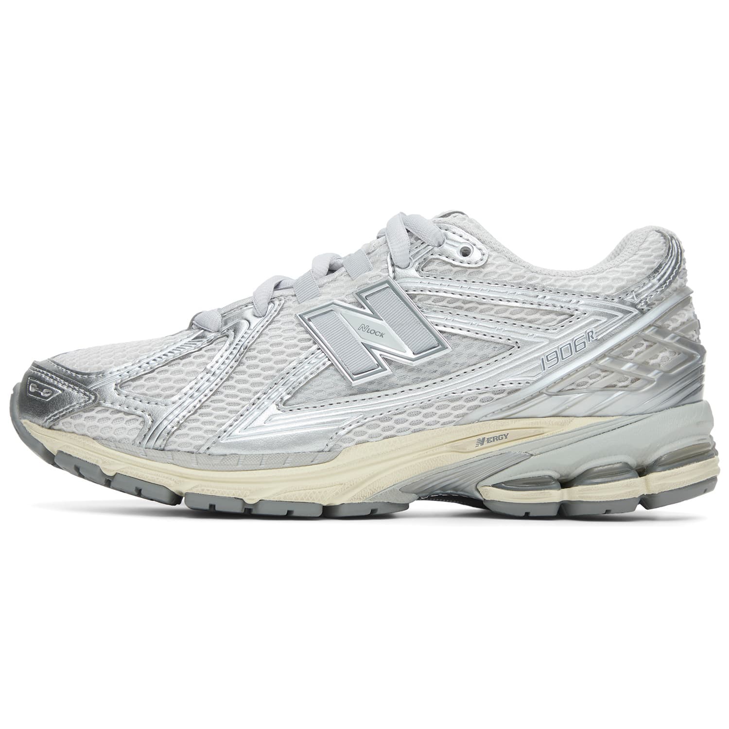 Кроссовки New Balance NB 1906R Устойчивая к истиранию Низкая Повседневная Обувь Унисекс Серебристо-Серый - изображение 1
