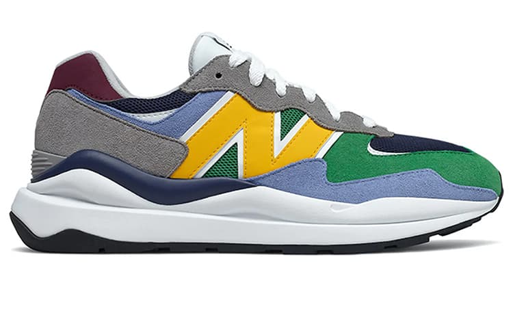 Кроссовки New Balance 5740 Grey Green Yellow - изображение 2