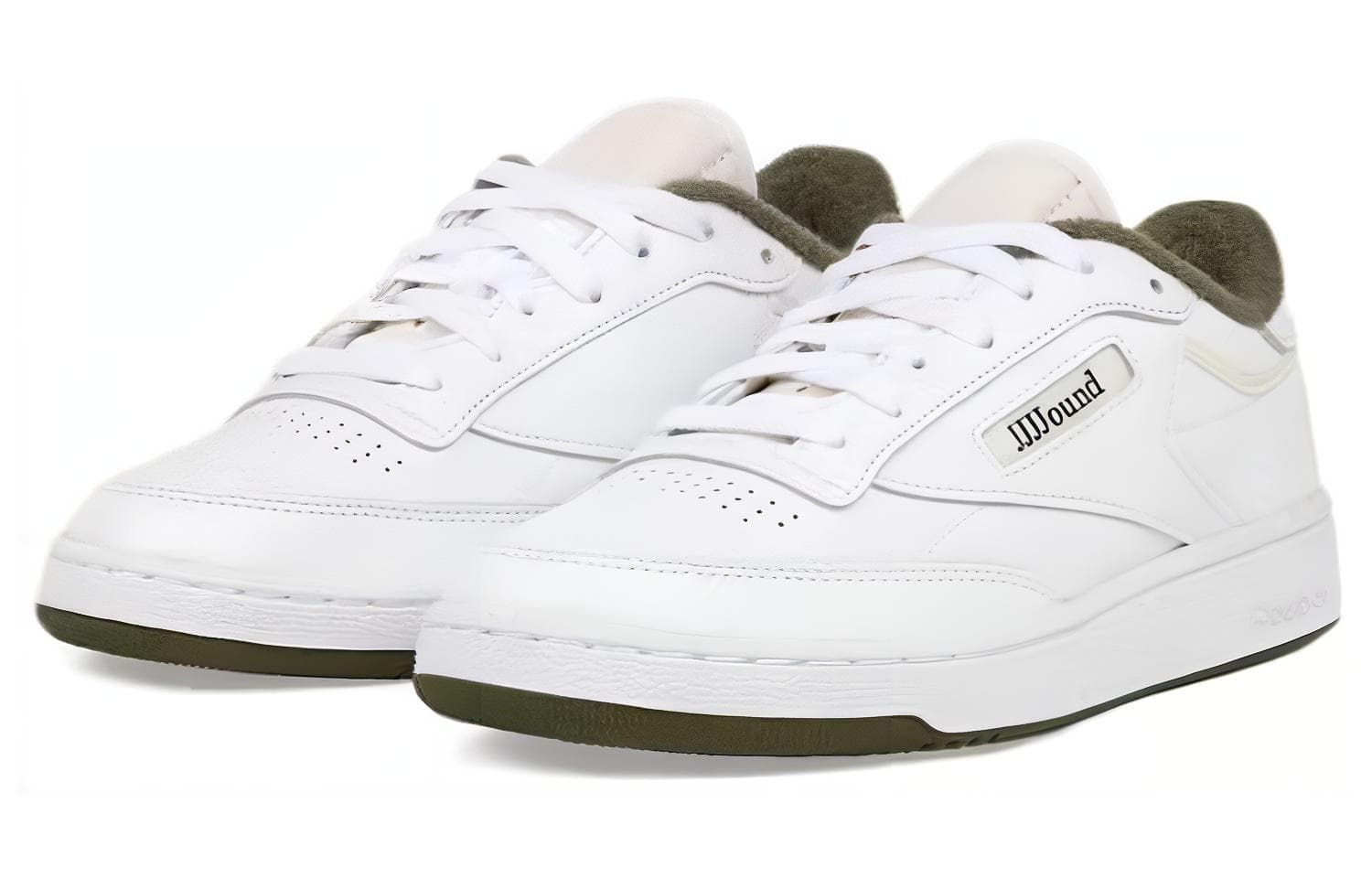 Кроссовки Reebok Club C JJJJound White Olive - изображение 2
