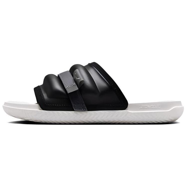 Сандалии Jordan Super Play Slide Удобные мягкие противоскользящие шлепанцы мужской черный белый - изображение 1