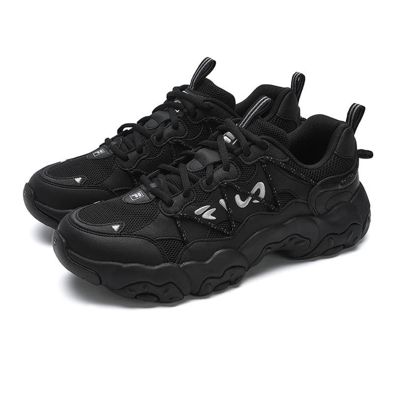 Кроссовки FILA FLUID 6 Низкий Топ Повседневная Обувь Мужская Черная - изображение 3