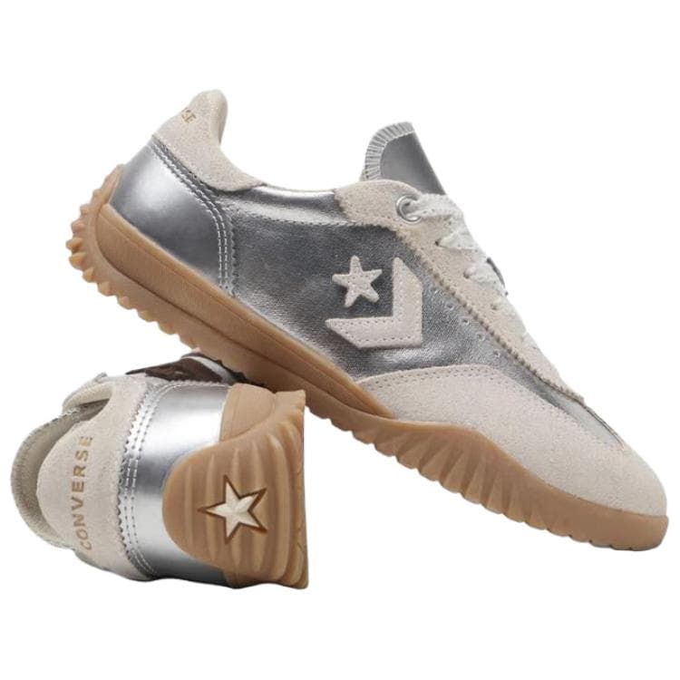 Кроссовки Converse Run Star Trainer серебристая комета винтаж удобные универсальные лоу-топы повседневная обувь унисекс серебристо-белый - изображение 4