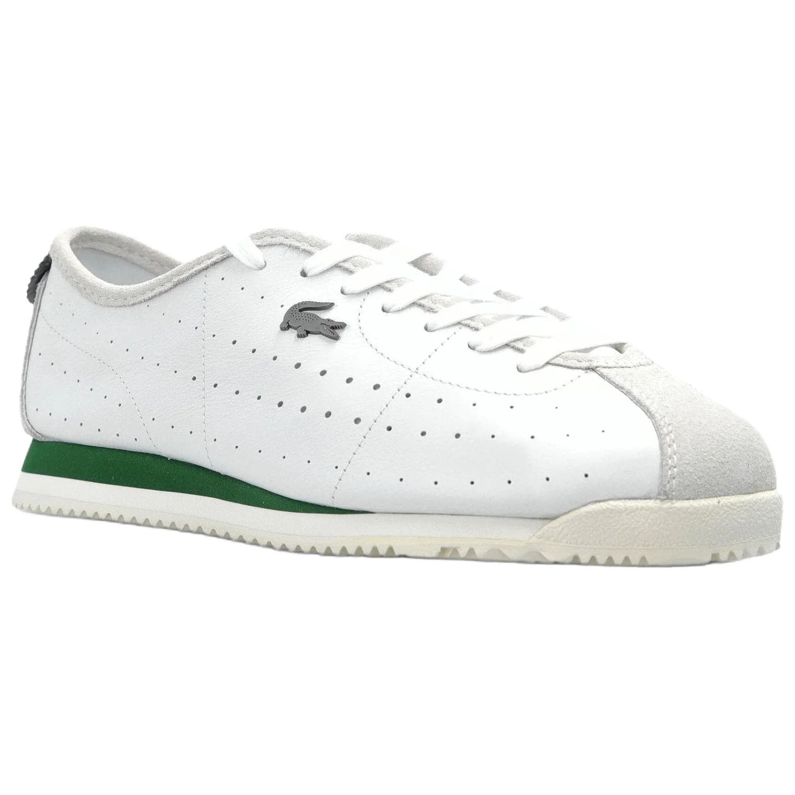 Кроссовки LACOSTE Клуб Низкий Удобный Противоскользящий Устойчивый к истиранию Низкий Верх Повседневная Обувь Женская Белая - изображение 2