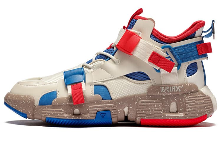 Кроссовки 361° Fashion Mid Sneakers White Blue - изображение 1