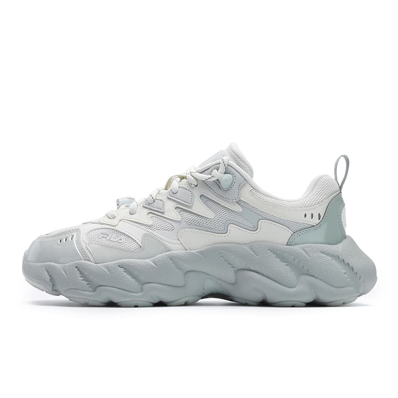 Кроссовки FILA FERN 2 Устойчивый к истиранию Дышащий Легкий Низкий Топ Повседневная Обувь Мужская Белый Серый - изображение 1