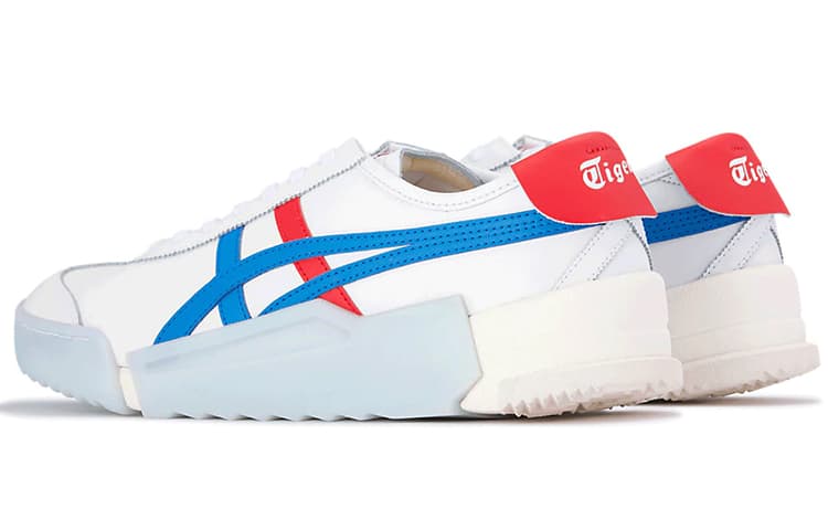 Кроссовки Onitsuka Tiger D-Trainer MX White Blue Red - изображение 4