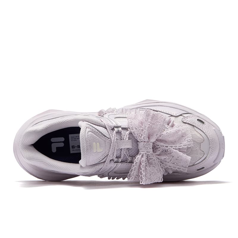 Кроссовки FILA FUSION BIANCO III Повседневная обувь Женская Романтический фиолетовый - изображение 3