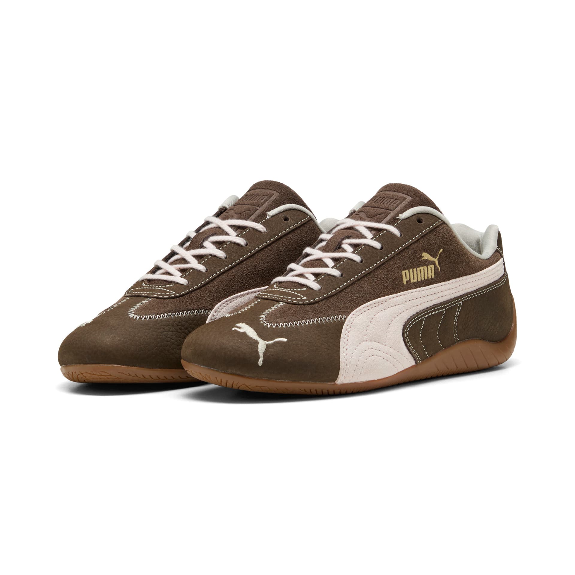 Кроссовки PUMA Speedcat Low Повседневная обувь для женщин коричневый цвет - изображение 3