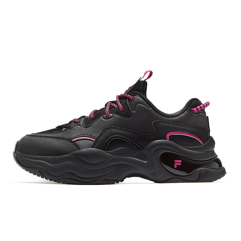 Кроссовки FILA FUSION BUBBLE Bubbles Shoes Повседневная обувь Женские Черный - изображение 1