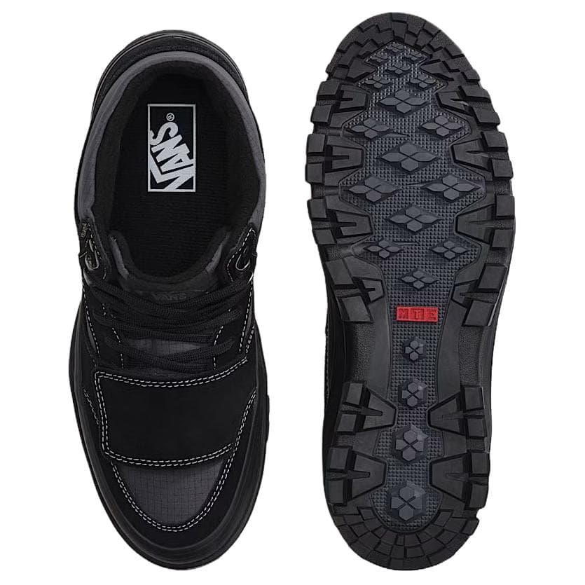 Кроссовки Vans Mountain Водонепроницаемый и Дышащий Поддержка Термический MID Топ Повседневная Обувь Унисекс Черный Серый - изображение 3