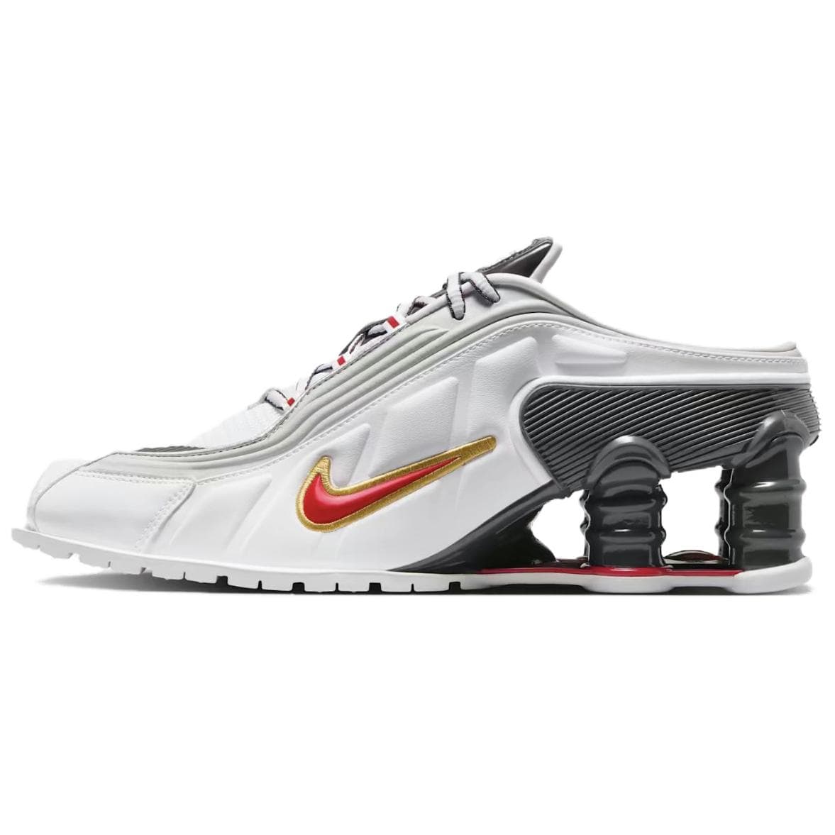 Кроссовки Martine Rose X Nike Shox MR4 Low Топ Повседневная обувь Женская Серебряная - изображение 1