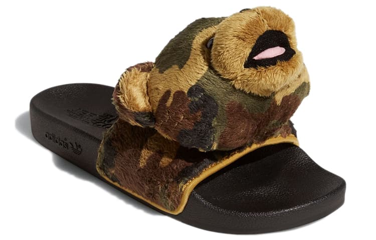 Сандалии Jeremy Scott x adidas Adilette Teddy Camo - изображение 3