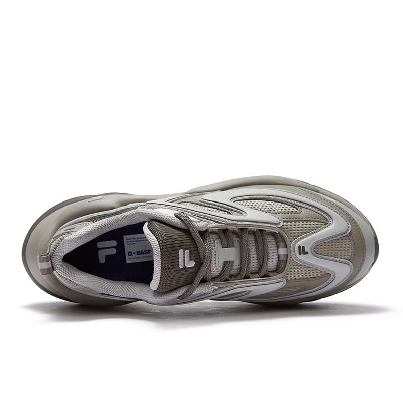 Кроссовки FILA FUSION BUZZARD Meteorite Shoes Отводящий влагу Низкий верх Повседневная обувь Мужская Серый - изображение 3
