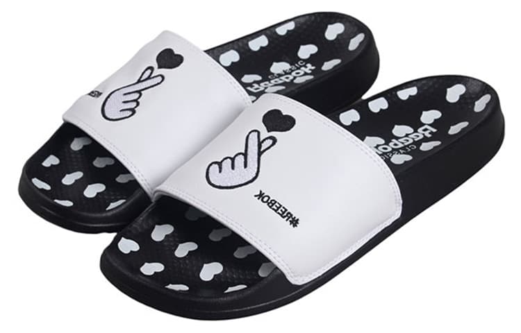 Сандалии Reebok Classic Slides Black White - изображение 3