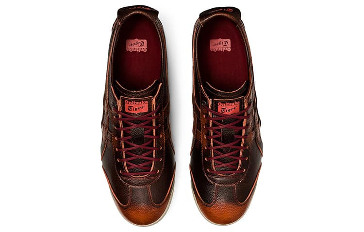 Кроссовки Onitsuka Tiger Mexico 66 SD Black Red Brown - изображение 5