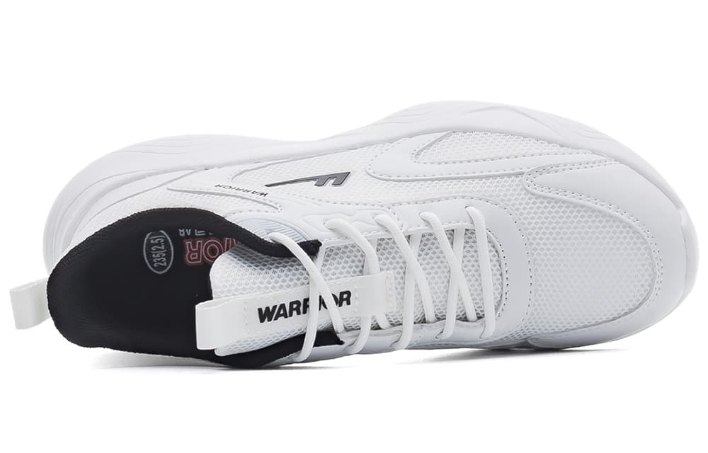 Кроссовки WARRIOR Low Топ Повседневная обувь Унисекс Белый черный - изображение 4
