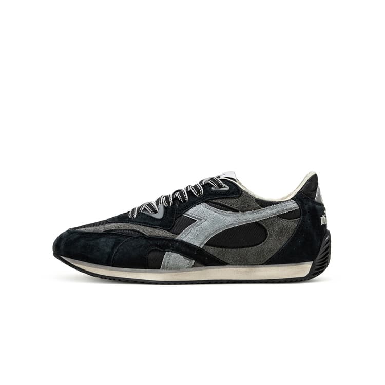 Кроссовки Diadora Equipe противоскользящие низкие повседневные мужские туфли черного цвета - изображение 1