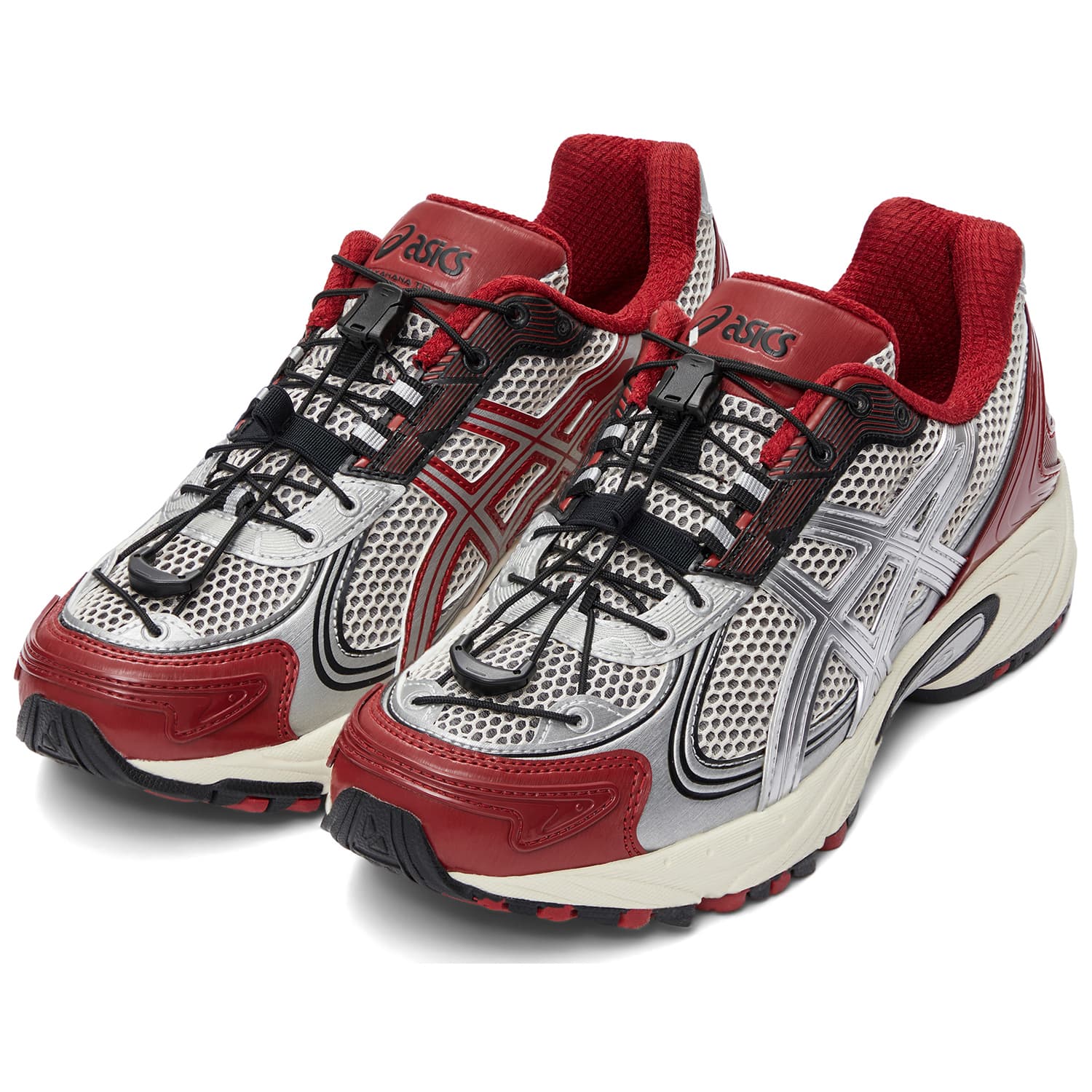 Кроссовки ASICS Gel Kahana TR V4 Низкие Кроссовки Для Повседневной Носки, Комфортные, Унисекс, Серо-красные - изображение 3
