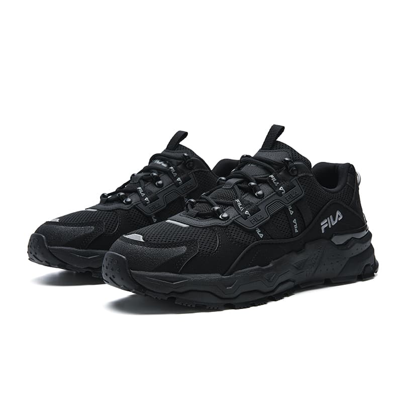 Кроссовки FILA Trek 1S Устойчивый к истиранию Покрытие Повседневная Обувь Мужская Черная - изображение 3