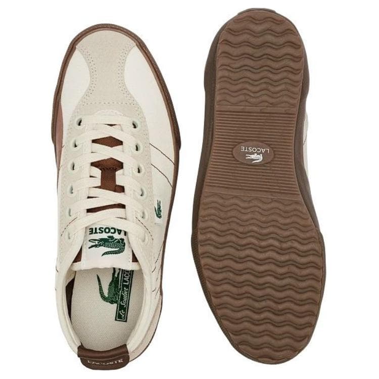 Кроссовки LACOSTE Противоскользящая Износостойкая Низкий Топ Повседневная Обувь Женская Белая - изображение 3