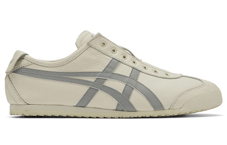 Кроссовки Onitsuka Tiger Mexico 66 Slip-On White Grey - изображение 2