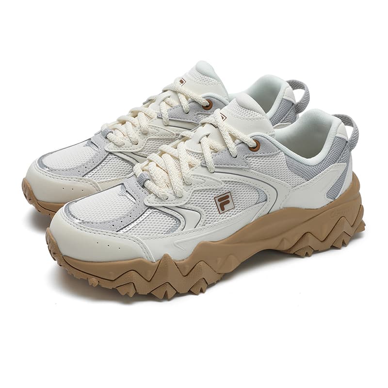 Кроссовки FILA OAKMONT 2S OUKE Starry 2S Low Top Подошва Женские Молочно-белые Кроссовки - изображение 3