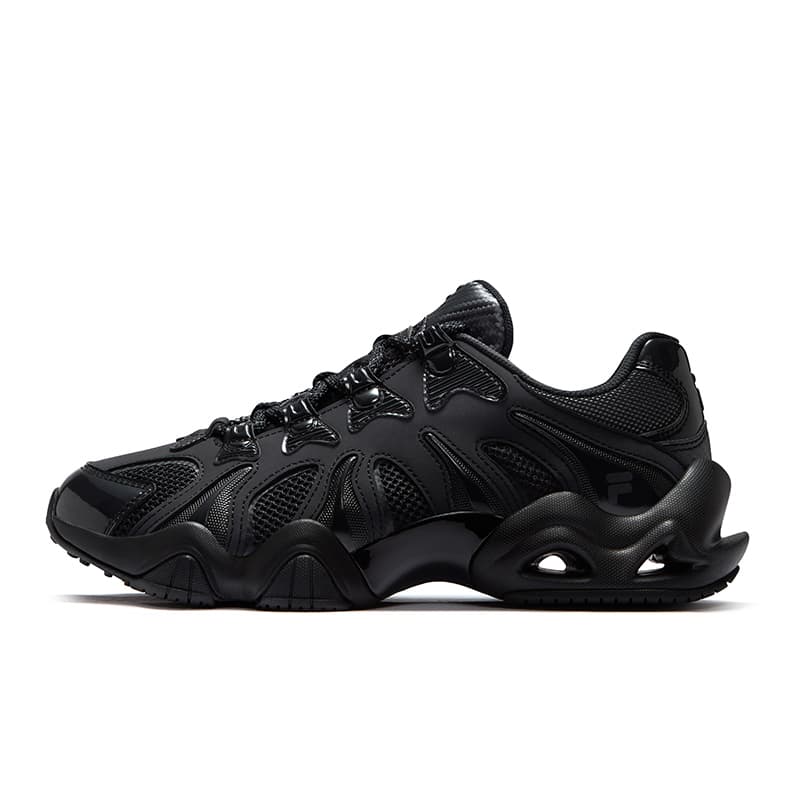 Кроссовки FILA FUSION Jagger 2050 Когтеточные туфли Низкий Топ Повседневная обувь Мужская Скачущий конь Черный - изображение 1