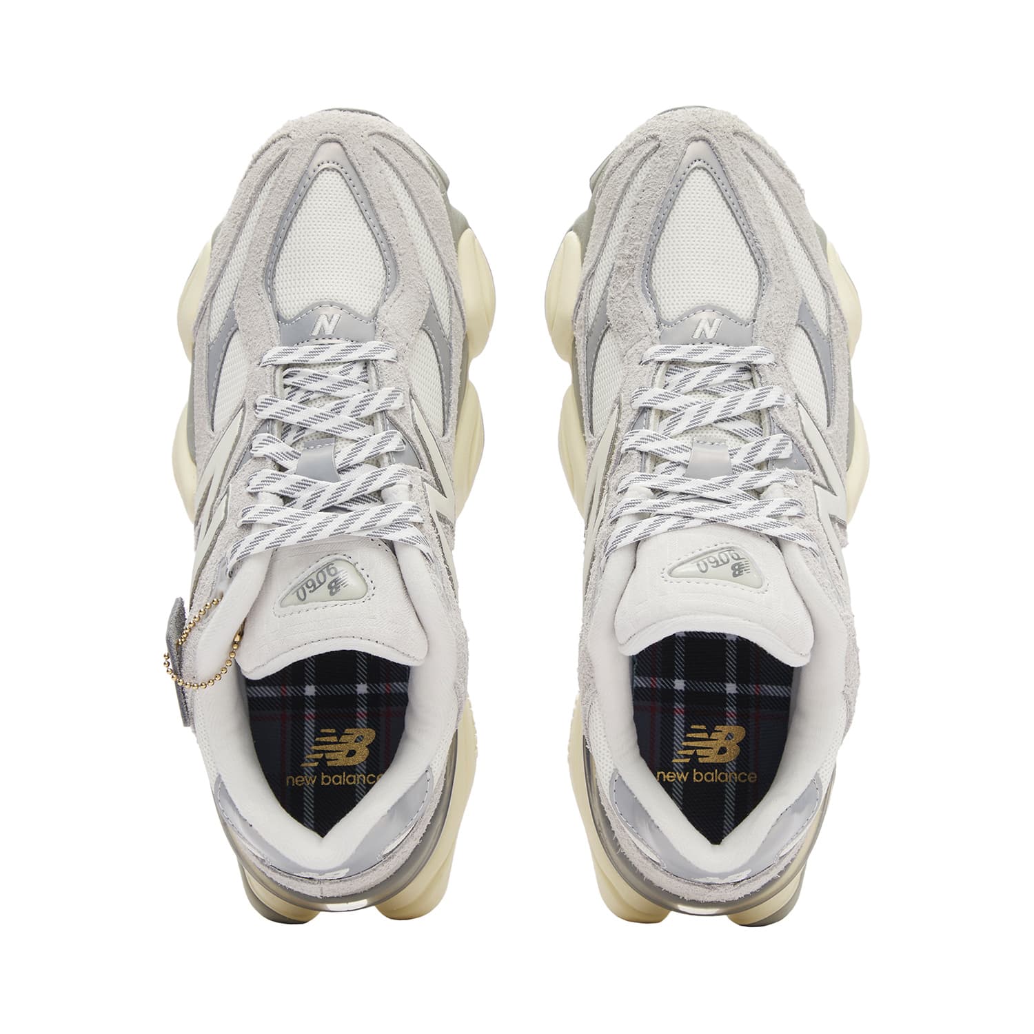 Кроссовки New Balance NB 9060 Устойчивая к истиранию Низкая Повседневная Обувь Унисекс Серый - изображение 5