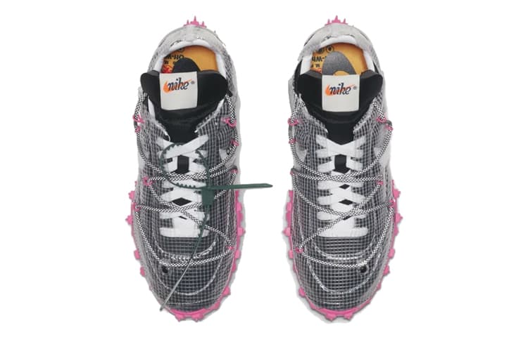 Кроссовки OFF-WHITE x Nike Waffle Racer - изображение 3