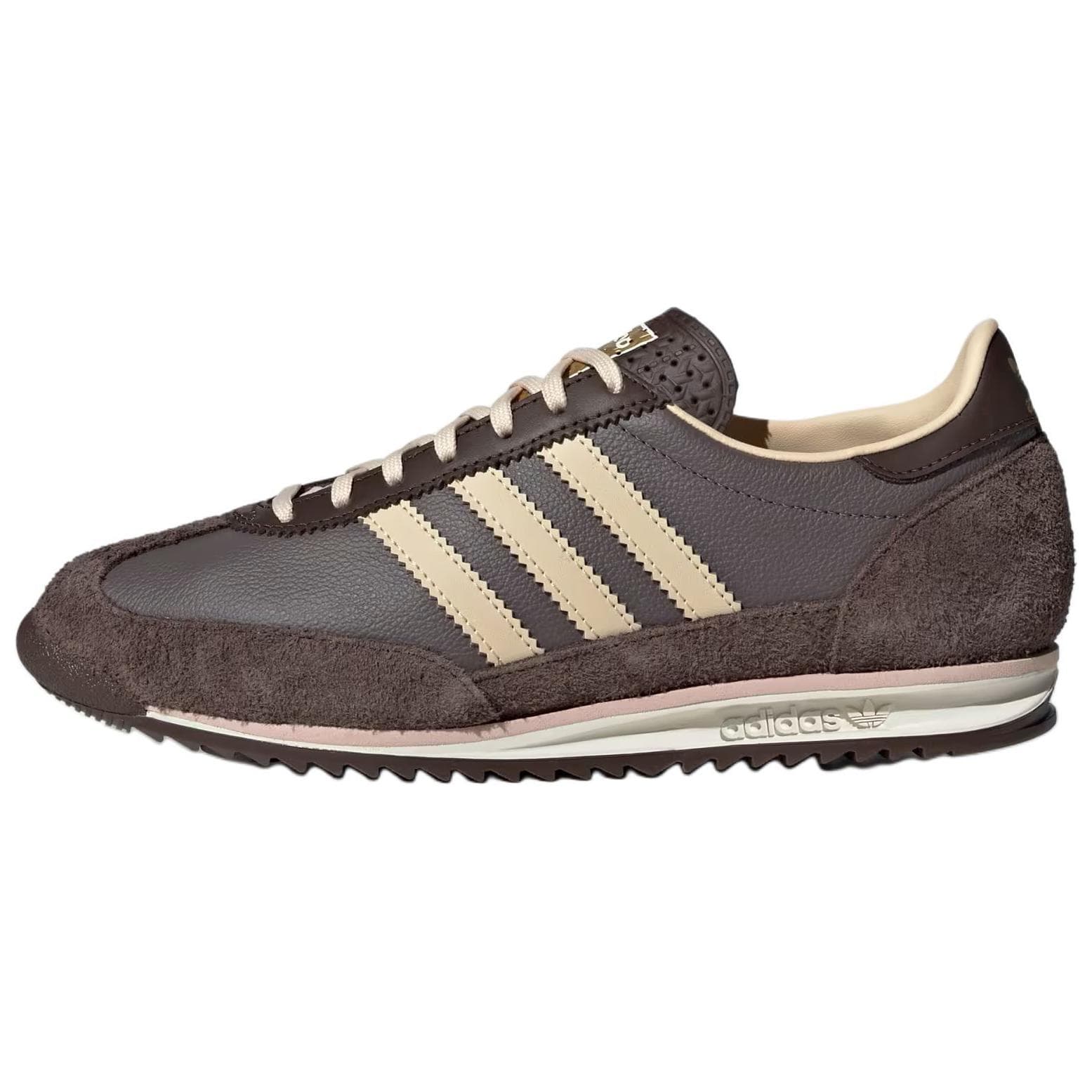 Кроссовки Adidas Originals SL 72 OG Комфортные Низкие Повседневные Кроссовки Женские Коричневые - изображение 1