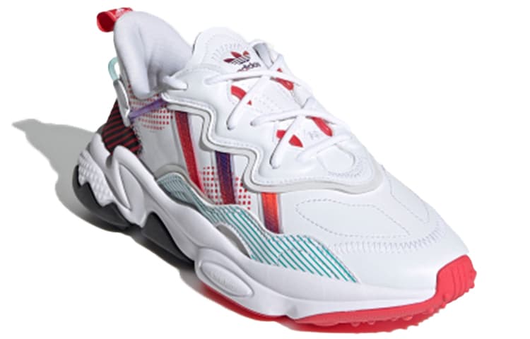 Кроссовки adidas Ozweego White Red Blue - изображение 3