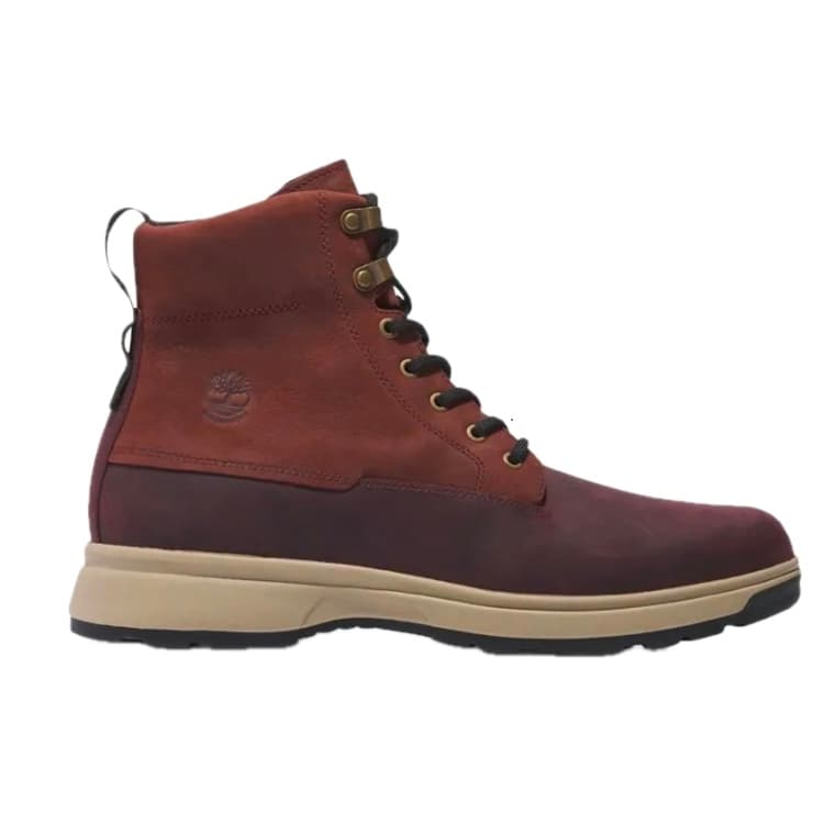 Ботинки Timberland Короткие Армейские Ботинки Мужские Бордовые - изображение 2