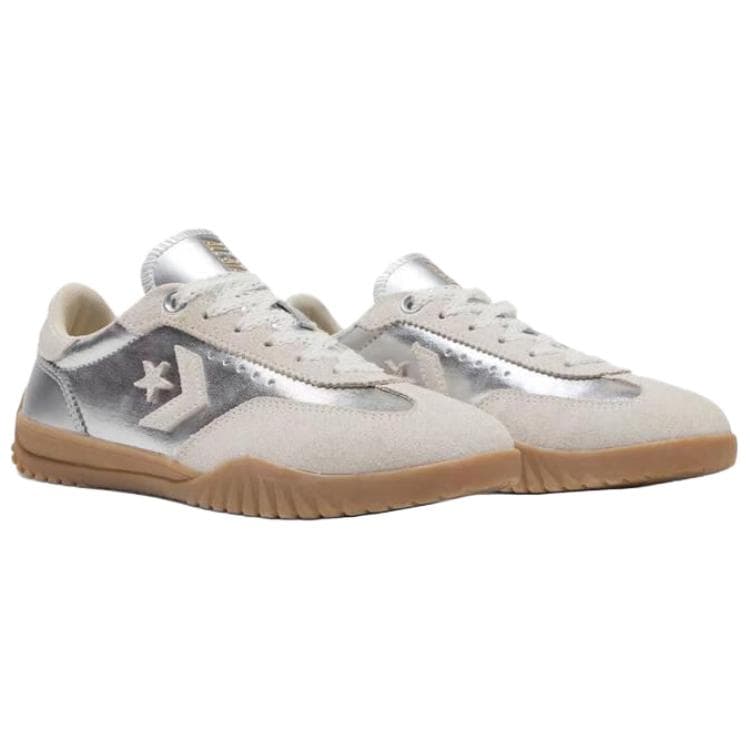 Кроссовки Converse Run Star Trainer серебристая комета винтаж удобные универсальные лоу-топы повседневная обувь унисекс серебристо-белый - изображение 3