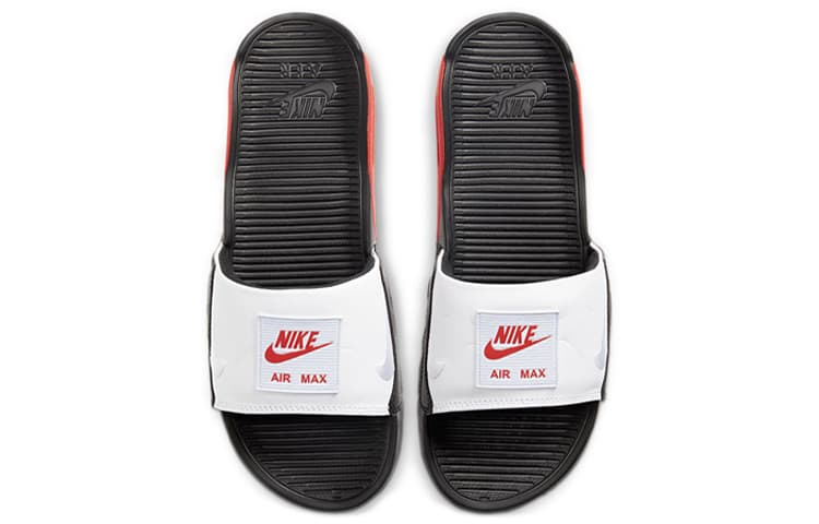 Сандалии Nike Air Max 90 Slide Black White Red - изображение 3