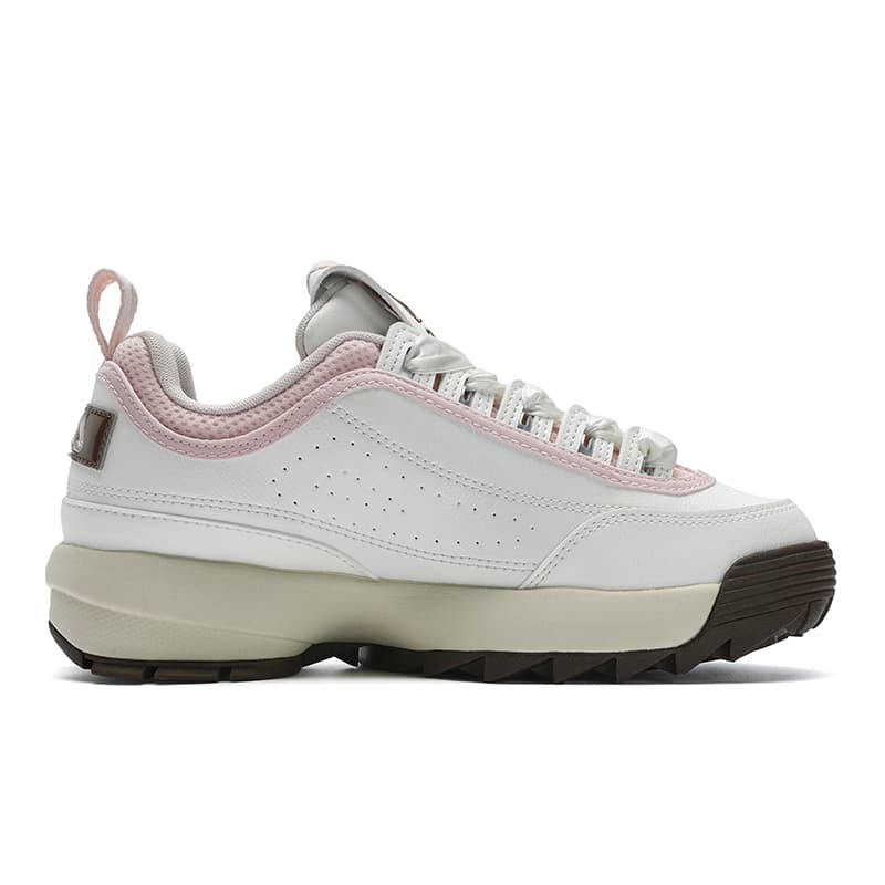 Кроссовки FILA Disruptor 2 Low Топ Повседневная обувь Женская Белый Розовый - изображение 2