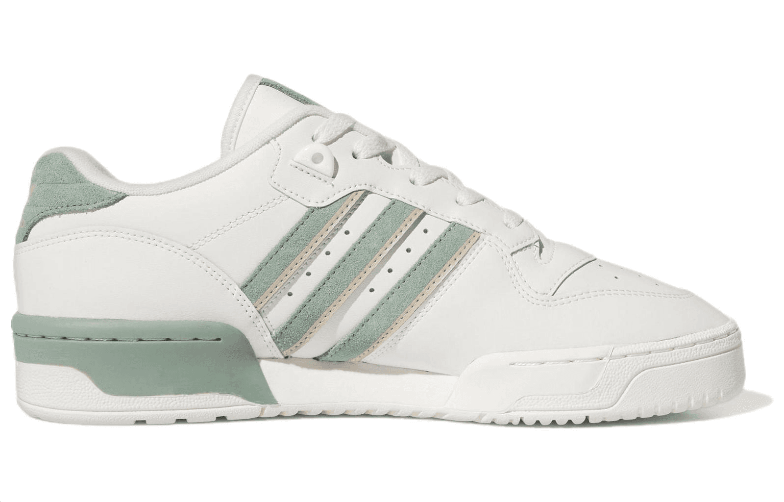 Кроссовки adidas Originals Rivalry Low White Green - изображение 2