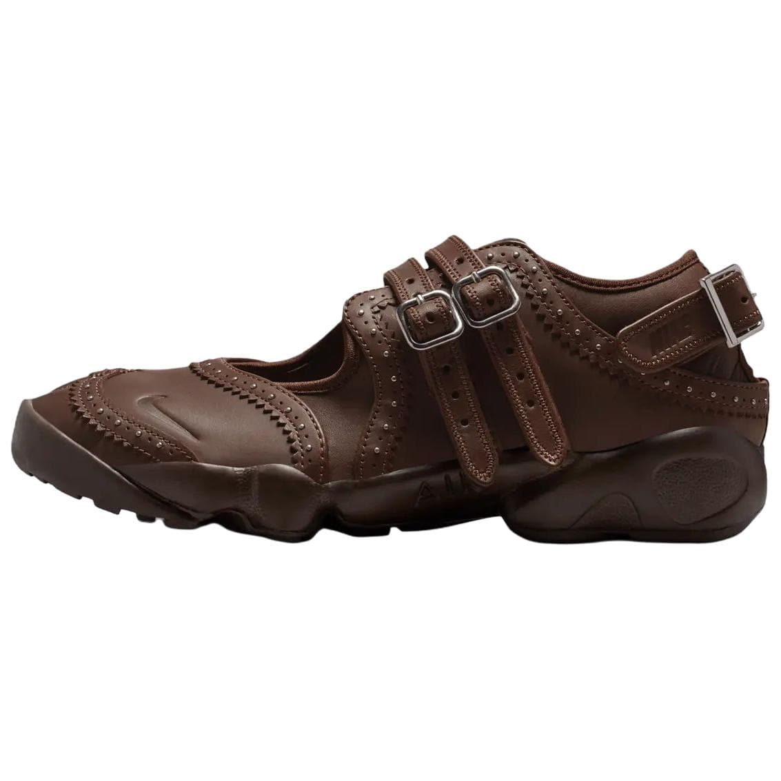 Кроссовки Nike Air Rift кожаные туфли Мэри Джейн женские коричневые - изображение 1