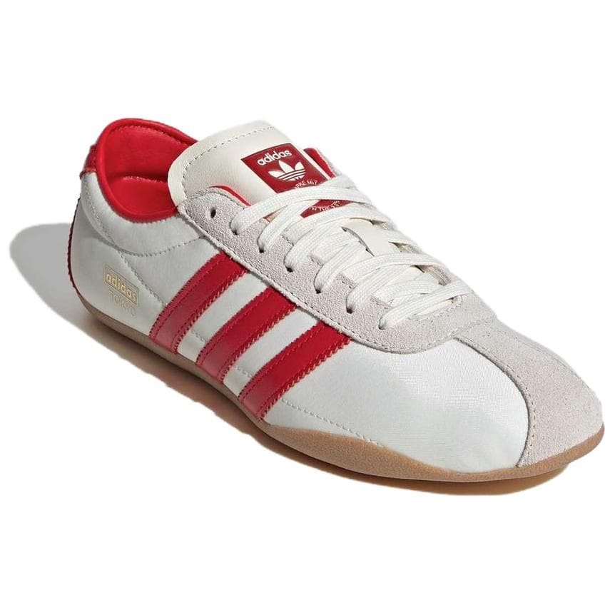 Кроссовки Adidas Originals Low Топ Повседневная обувь Унисекс Белый и красный - изображение 3