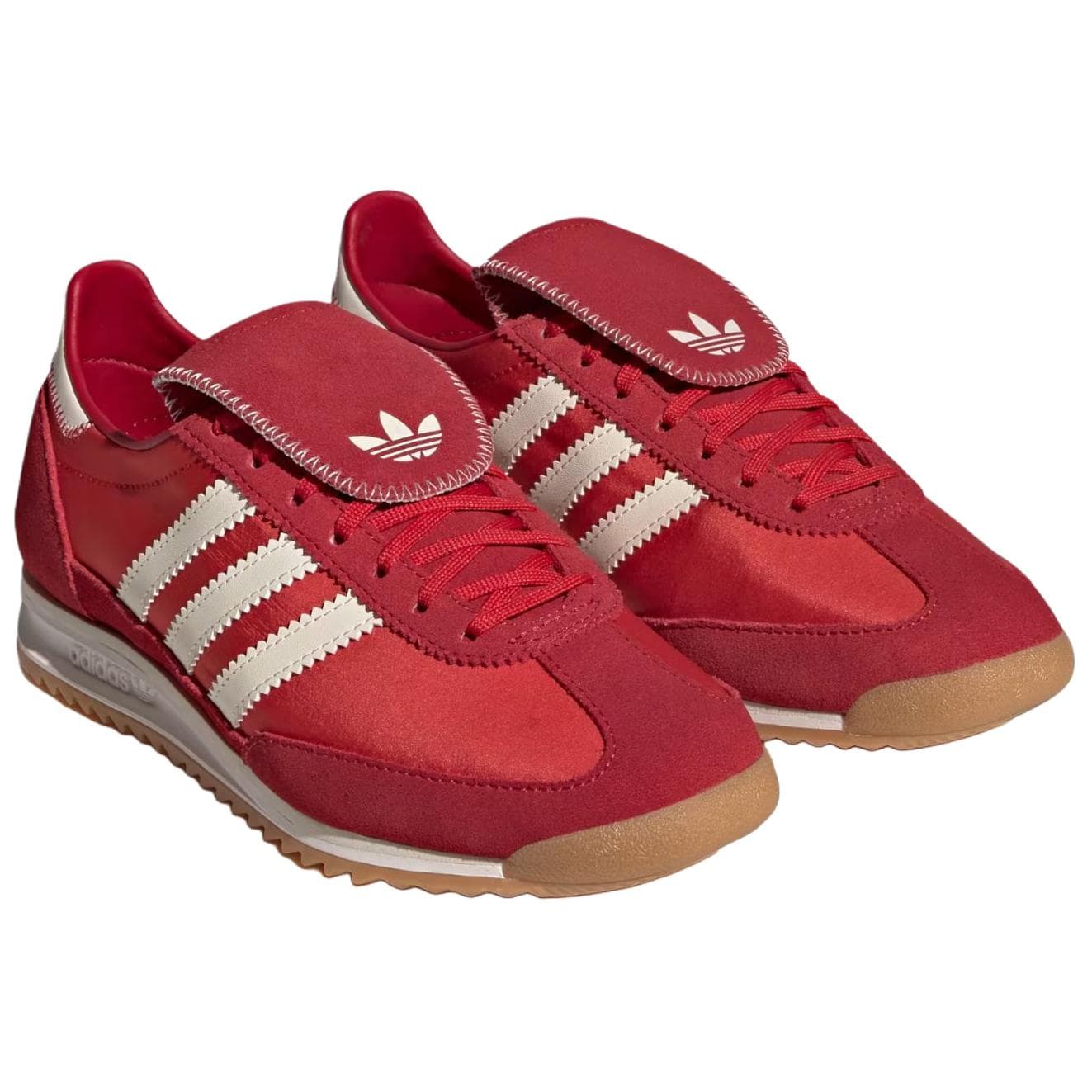 Кроссовки Adidas Originals SL 72 OG Повседневная обувь Женская Красная - изображение 3