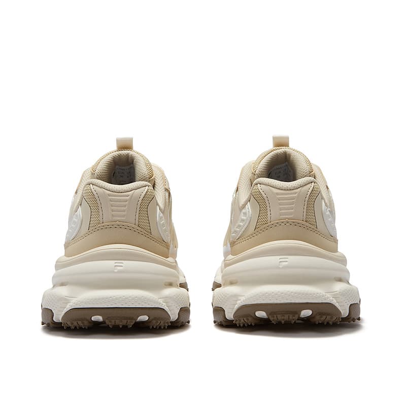 Кроссовки FILA FUSION BRACKET Starship Shoes Low Топ Повседневная обувь Женские Коричнево-желтый - изображение 3